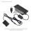 Wireless Gaming Mouse 1600 DPI Adjustable RGB Lighting Black Ergonomic 5