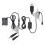 Wireless Gaming Mouse 1600 DPI Adjustable RGB Lighting Black Ergonomic 8