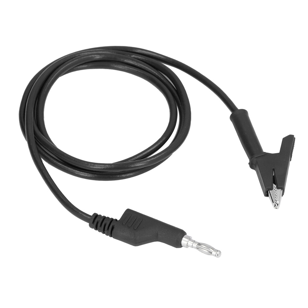 Electrical Test Leads With Banana Plug Cable Flexible Black 4Mm J. 8771375924681