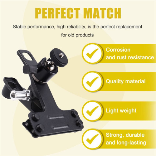 Multifunctional Camera Clamp Bracket Powerful Grip for Digital and SLR Cameras 2