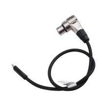 USB C to XLR Converter Adapter Cable,Type C to Right Angle 3Pin XLR Female Audio Cord for Amplifier,Mixer Console Female