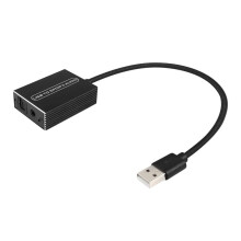 USB to Fiber Optic Audio Converter for Computer PS4 /5 Connection Amplifier Adapter Cable 3.5mm Audio Converter
