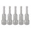 5-teiliger Flügelmutterndreher-Bit, 4 mm, 1/4 Zoll 1