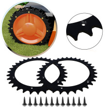 2-teilige Rasenmäher-Spike für Worx For LANDROID Mähroboter S/M Rasenmäher 205x2,5mm WR165E WR167E Rad-Antirutschnagelschneider-Teile