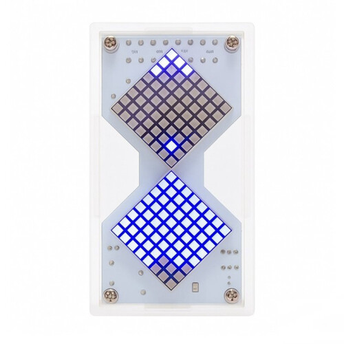 5V LED Dot Matrix Electronic  DIY Kit Gravities Sensor Timer Clock Soldering Practice Electronic DIY Components