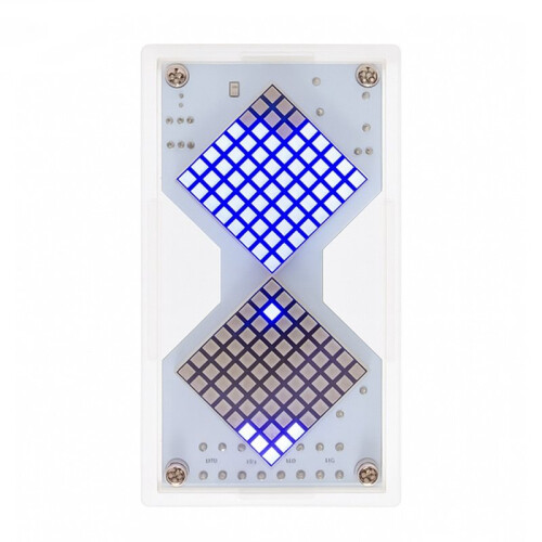 5V LED Dot Matrix Electronic  DIY Kit Gravities Sensor Timer Clock Soldering Practice Electronic DIY Components 1