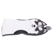 Hundekopfformiger Golfschlägerkopfcover Wasserdichtes PU Nr. 3/5/UT 28,5 cm