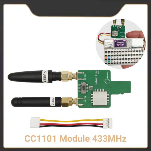 Para o Módulo RF 2 em 1 CC1101 de 433 MHz da M5Stack Cardputer 1