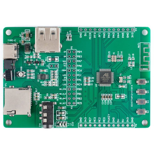 AB32VG1 Ontwikkelingsbordmodule AB32V Ingebouwde 32-Bits RISC-V Core MCU Microcontroller RT-Thread 5V 120MHz Demo 2