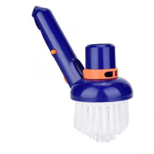Pool Cleaning Brush with Fine Nylon Bristles for Effortless Corner Cleaning in All Pool Types