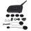 Bluetooth Motorcycle Communication System Bone Conduction Quick Charging Hands Free Features Full Duplex Wireless DSP Noise Reduction Clear Sound 1