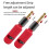 3Pcs Electric Wire Stripper Metal Cable Stripping Tool for Power Drill Driver Wire Stripping 2.5/4.0/6.0 3