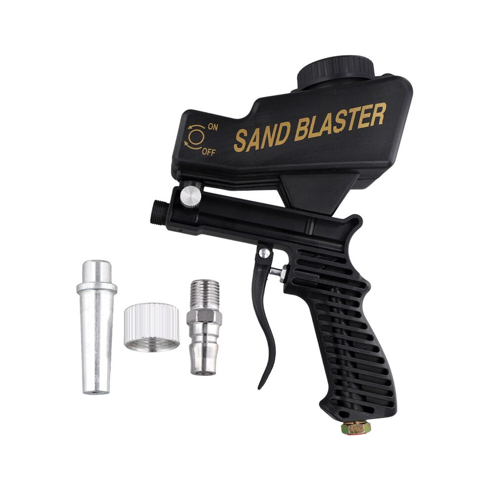 Sandblasting Tool Portable Adjustable 90Psi Handheld Pneumatic Blasting Tool Set Small Sand Blasting Machine 4713694656533