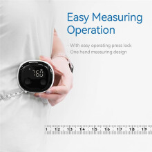 Body Measuring Tape with APP, Body Tape Measure for Fitness Weight Loss Measurement LED Display