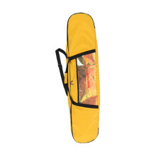 Snowboard Carry Case for Travel - Adjustable Strap for Single Board, Yellow, Durable Material, Fits Most Snowboards