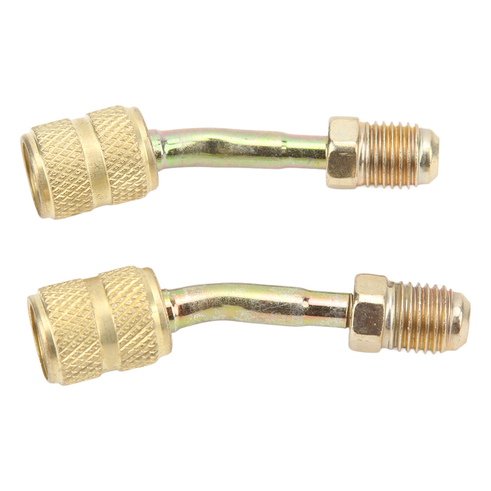 Vacuum Port Adapter 2 Pcs R410a 1/4 To 5/16 Converter For Mini Split Ac Systems 9451375929167