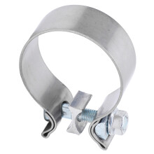 Edelstahl-Auspuffrohrklemme 66,5 mm für BMW F3X, Fiat, Mercedes