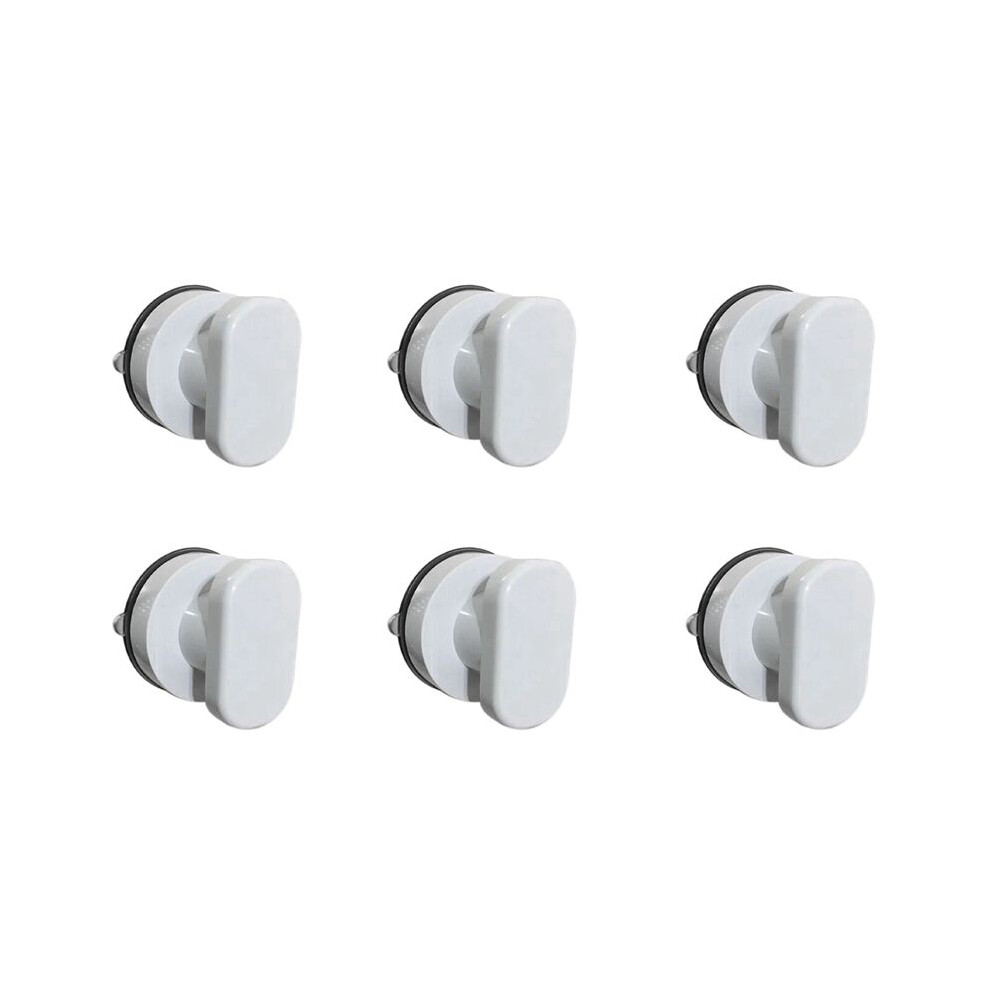 6X Sucker Handle Door Fridge Drawer Bathroom Suction Cup Wall Mounted Handrail Grip Tub Shower Handle