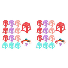 24 Pcs Canvas Stands for Painting Paint Stand Canvas Feet Risers Fluid Painting Supplies Acrylic Pouring Paint