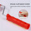 2X Rubber Imitation CrocodileGrain Pattern Paint Roller Paint Texture Pigment Printing Wall Painting Roller with Handle 4