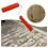 2X Rubber Imitation CrocodileGrain Pattern Paint Roller Paint Texture Pigment Printing Wall Painting Roller with Handle 5
