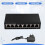 8 Port Gigabit Ethernet  10/100/1000mbps Desktop  Plug-and- EU PLUG 2