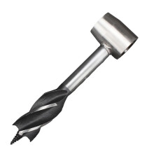 Hand-Bohrer mit Hohlbohrer aus Kohlenstoffstahl, 2,5 cm feste Größe, Gartengerät