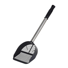 Stainless Steel Cat Litter Scoop with Long Handle, Large Sand Sifter Rake for Beach Cleaning