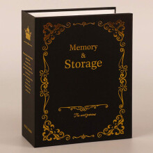 100 Pockets 6 Inch Black Photo Album for Kids, Scrapbooking Picture Storage Case with Frame for Children's Photos
