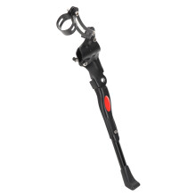 Aluminum Alloy Bike Kickstand Adjustable Rear Side Bicycle Stand With Non Slip Rubber Foot For Stable Parking Durable Construction Anti Skid Design