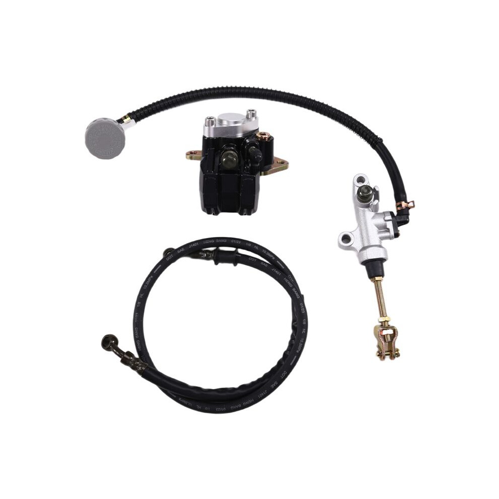 Rear Brake Caliper With Oil Cup & Master Cylinder Hose For Banshee 350 Yfz350 87-06 1Uy-2580W-01-00 6033763749149