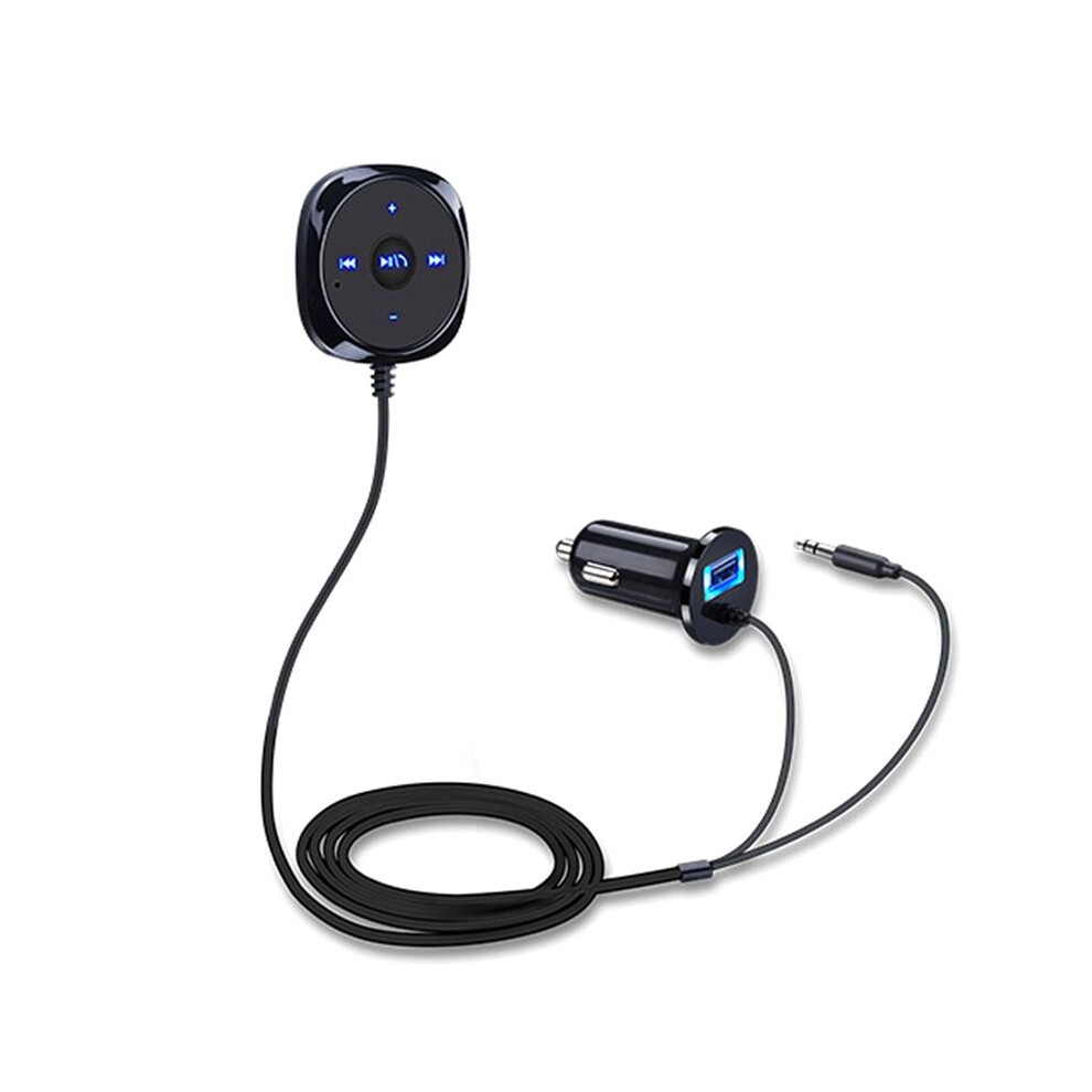 Compatible Adapter Audio Receiver 3.5Mm Aux Audio Music Receiver Adapter For Car Stereo With Aux In 6033846185802