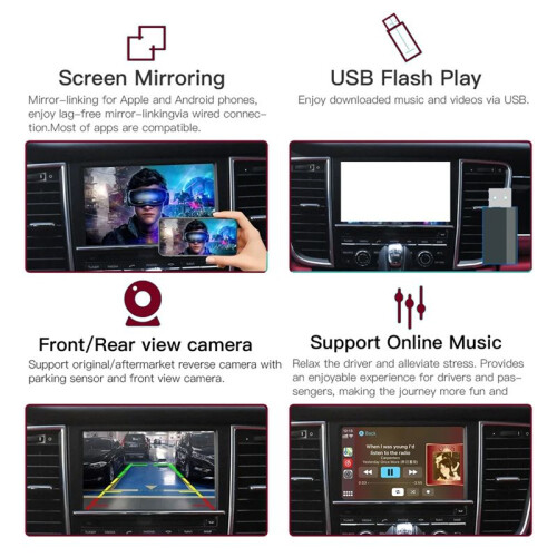 Modulo Carplay Wireless Adattatore Android Auto per PCM3.1 per   Cayenne Macan Cayman Boxster 911 991 718 2