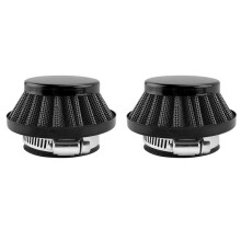 2 Stuks 42 mm Luchtfilter voor 47 Cc 49 Cc 2-Takt Super Pocket Bike Upgrade Kit  Bike Atv Aluminium Luchtfilter Zwart