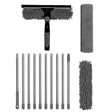 Ceiling Duster with Extendable Long Handle Microfiber Head for  Ceilings and Spider Webs Grey