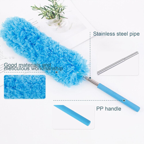 Microfiber Telescopic Duster Extendable Long Reach for  Ceilings Fans Blinds Cobweb Cleaning 2