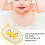 5pcs Baby Bath Brush Set, Soft Sponge Cotton, Yellow Fox Pattern 11