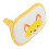 5pcs Baby Bath Brush Set, Soft Sponge Cotton, Yellow Fox Pattern 3
