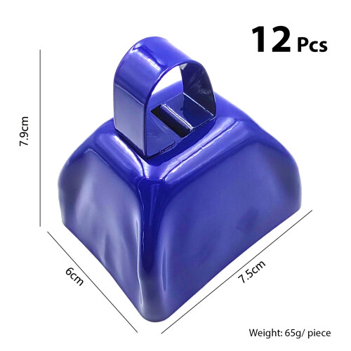 12er-Pack Kuhglocken, 7,6 cm große