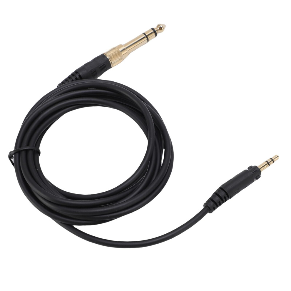 Headphone Replacement Cable 3.5Mm To 6.35Mm Stereo Cord With Locking Plug 2M For Dj1200 9347817566604