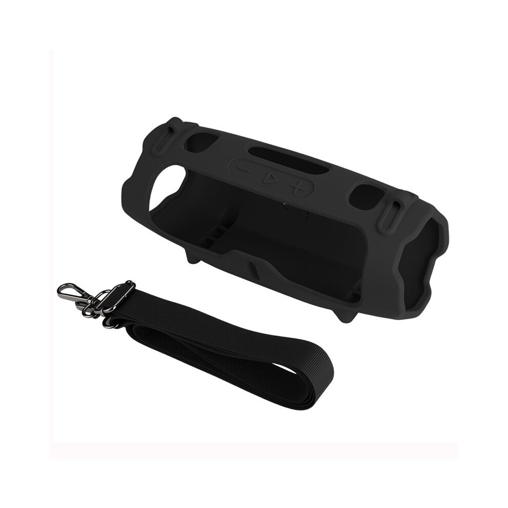 Txesign Portable Silicone Cover Case For Charge 6 Speaker, Protective Case For Charge6 Speaker Black 6034166033354