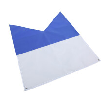 Hellblauer Weißer Tauchflagge 70x60cm Polyester für Schnorcheln & Tauchen