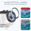 Transparent Waterproof Case for  GO Ultra Action Camera 60m Diving Protective Case Accessories Kit 5