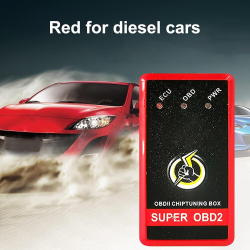 Car Engine Oil Saver OBD2 Fuel Efficiency Device with Adjustable Performance Optimizer Red 1