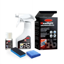 Headlight Restoration Kit for Cars with UV and Oxidation Resistance, Improves Night Driving Visibility