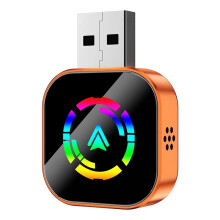 Draadloze CarPlay 2-in-1 Android Auto-Adapter WiFi &  5.0 + Spraakgestuurde Slimme AI-Box van Bedraad Naar Draadloos CarPlay
