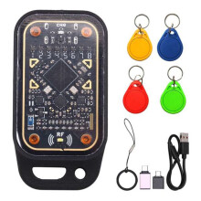 Chameleon Ultra  RFID  Card Emulator 13.56M 125K IC ID-Kaart Decoderen en Resetten + Automatische Polling + 2XUID/CUID Sleutelhanger