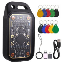 Chameleon Ultra  RFID  Card Emulator + 5XUID/CUID Sleutelhanger Reset + Automatische Polling 13,56M 125K IC ID-Kaart Decodering