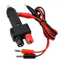 Voor Auto Sigarettenaansteker Stekker DC12V/10A Auto Aangepaste Oplaad Banaan Stekker Stroomkabel 1m Industriële Kwaliteit Chip