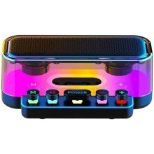 Z6 Draadloze -Luidspreker met HiFi-Stereogeluid, LED-Kleurenverlichting, Draagbaar Ontwerp, USB-Luidspreker met Mechanische Knoppen